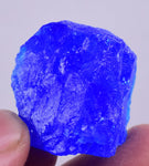 2.5cm  CHALCANTHITE CRYSTAL Lab Grow Mineral Specimen Peru F396
