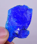 3.2cm  CHALCANTHITE CRYSTAL Lab Grow Mineral Specimen Peru F399
