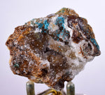 5.1cms GEM SILICA CHRYSOCOLLA Druzy Quartz Stalactites Lily Mine Peru Calcite Geodes Mineral Specimen D247
