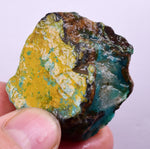 22gr GEM SILICA CHRYSOCOLLA Emeraldine Lily Mine Peru Scenic Quartz Malachite Chalcedony Emerald Jade Color S94