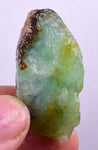 19gr GEM SILICA CHRYSOCOLLA Emeraldine Lily Mine Peru Scenic Quartz Malachite Chalcedony Emerald Jade Color S95