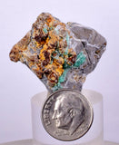 3.6cms EMERALD CRYSTAL PYRITE Calcite Quartz Colombia Mineral Specimen E105