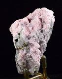7cms RHODOCHROSITE ROSETTE QUARTZ Fluorite Pyrite Peru Pink Crystals Collector Mineral Specimen Huanzala Mine R555