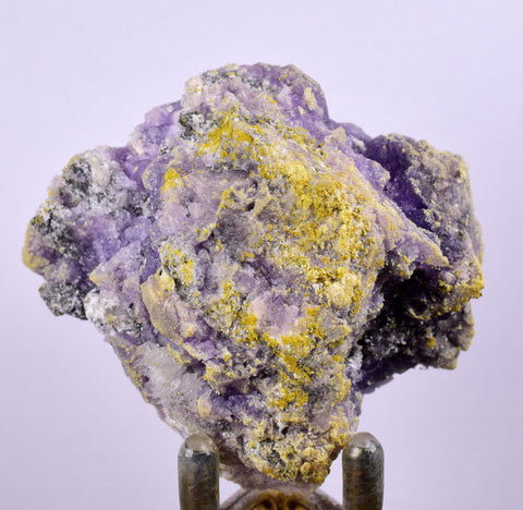 5.7cms COQUIMBITE ALUNOGEN CRYSTAL Romerite Copiatite Chalcantite Mineral Specimen U542