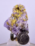 5cms COQUIMBITE ALUNOGEN CRYSTAL Romerite Copiatite Chalcantite Mineral Specimen U543