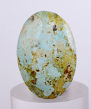 2.7cms GEM NATURAL TURQUOISE Scenic Cabochon Rare Peru Pendant Jewelry B08