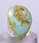 2.1cms GEM NATURAL TURQUOISE Scenic Cabochon Rare Peru Pendant Jewelry B10