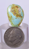 2.1cms GEM NATURAL TURQUOISE Scenic Cabochon Rare Peru Pendant Jewelry B10
