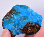 700cts Gem SILICA CHRYSOCOLLA CHALCEDONY Lily Mine Peru Royal Blue Color S97