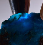 700cts Gem SILICA CHRYSOCOLLA CHALCEDONY Lily Mine Peru Royal Blue Color S97