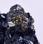 5cm GEM ENARGITE PYRITE Crystals Peru Shiny Mineral Specimen Collector H291