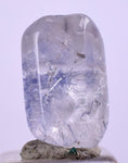 4.5Carats BLUE DUMORTIERITE in QUARTZ  Gem Polished Acicular Pendant Cabochon Mineral Specimen U546