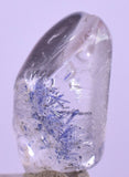 4.5Carats BLUE DUMORTIERITE in QUARTZ  Gem Polished Acicular Pendant Cabochon Mineral Specimen U546