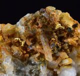 1.3cms NATIVE GOLD QUARTZ of the Incas Thumbnail Aesthetic Wire Gem Crystal Quartz Peru Rare Mineral Specimen L206