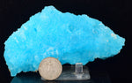12.5cms NATURAL BLUE SALAMMONIAC Lecontite Botryoidal Crystals Chile Turquoise Color Rare Aesthetic Mineral Specimen U554
