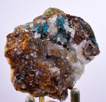 5.1cms GEM SILICA CHRYSOCOLLA Druzy Quartz Stalactites Lily Mine Peru Calcite Geodes Mineral Specimen D247