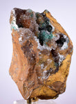 8.4cms GEM SILICA CHRYSOCOLLA Druzy Quartz Stalactites Lily Mine Peru Calcite Geodes Mineral Specimen D248