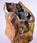 8.4cms GEM SILICA CHRYSOCOLLA Druzy Quartz Stalactites Lily Mine Peru Calcite Geodes Mineral Specimen D248