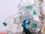 3.9cms CHRYSOCOLLA Druzy Quartz Stalactites Lily Mine Peru Calcite Geodes Mineral Specimen D251