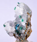 3.9cms CHRYSOCOLLA Druzy Quartz Stalactites Lily Mine Peru Calcite Geodes Mineral Specimen D251