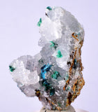 3.9cms CHRYSOCOLLA Druzy Quartz Stalactites Lily Mine Peru Calcite Geodes Mineral Specimen D251
