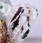 3.9cms CHRYSOCOLLA Druzy Quartz Stalactites Lily Mine Peru Calcite Geodes Mineral Specimen D251