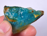 27grs BLUE OPAL ROUGH Peru Rough Scenic Quality Translucent Jewelry O718