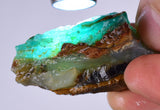 27grs BLUE OPAL ROUGH Peru Rough Scenic Quality Translucent Jewelry O718