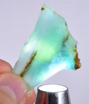 8.6grs BLUE OPAL ROUGH Peru Rough Scenic Quality Translucent Jewelry O719