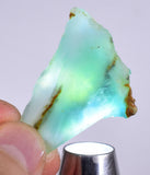 8.6grs BLUE OPAL ROUGH Peru Rough Scenic Quality Translucent Jewelry O719