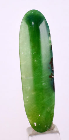 29.5cts GEM SILICA CHRYSOCOLLA Emeraldine Lily Mine Peru Cabochon Scenic Quartz Malachite Chalcedony Emerald Jade Color B12