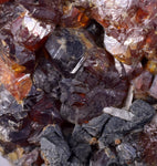 5.9cms SPHALERITE PYRITE Crystals Blenda Main Crystal Mineral Specimen Peru Collector M219