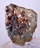 5.9cms SPHALERITE PYRITE Crystals Blenda Main Crystal Mineral Specimen Peru Collector M219