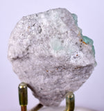 6.2cms GREEN FLUORITE Peru Huanzala Mine New Find Aesthetic Rare Gemmy Shiny Crystals Collector Mineral Specimen K90