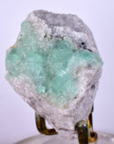 6.2cms GREEN FLUORITE Peru Huanzala Mine New Find Aesthetic Rare Gemmy Shiny Crystals Collector Mineral Specimen K90