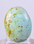 1.7cms GEM NATURAL TURQUOISE Scenic Cabochon Rare Peru Pendant Jewelry B09