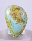 2.1cms GEM NATURAL TURQUOISE Scenic Cabochon Rare Peru Pendant Jewelry B10