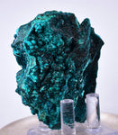 6.7cms BLUE MALACHITE BOTRYOIDA Peru Crystals Grape Spheres Rosette Translucent New Find Stalactite Minerals Specimensn U549