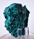 6.7cms BLUE MALACHITE BOTRYOIDA Peru Crystals Grape Spheres Rosette Translucent New Find Stalactite Minerals Specimensn U549