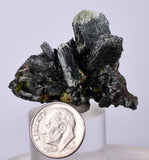 4.2cms ACTINOLITE EPIDOTE CRYSTALS Peru Natural Brilliant Cluster Mineral Specimen Collectors C954