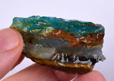 27grs BLUE OPAL ROUGH Peru Rough Scenic Quality Translucent Jewelry O718