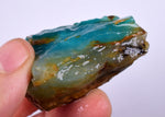 27grs BLUE OPAL ROUGH Peru Rough Scenic Quality Translucent Jewelry O718