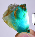 27grs BLUE OPAL ROUGH Peru Rough Scenic Quality Translucent Jewelry O718