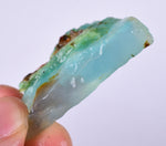 8.6grs BLUE OPAL ROUGH Peru Rough Scenic Quality Translucent Jewelry O719