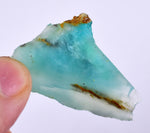 8.6grs BLUE OPAL ROUGH Peru Rough Scenic Quality Translucent Jewelry O719