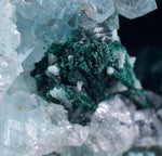 8.4cms GEM SILICA CHRYSOCOLLA Atacamite Druzy Quartz Stalactites Lily Mine Peru Calcite Geodes Mineral Specimen D253
