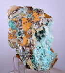 8.4cms GEM SILICA CHRYSOCOLLA Atacamite Druzy Quartz Stalactites Lily Mine Peru Calcite Geodes Mineral Specimen D253