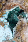 8.8cms GEM SILICA CHRYSOCOLLA Malachite Druzy Quartz Stalactites Lily Mine Peru Calcite Geodes Mineral Specimen D253