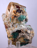 8.8cms GEM SILICA CHRYSOCOLLA Malachite Druzy Quartz Stalactites Lily Mine Peru Calcite Geodes Mineral Specimen D253