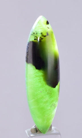23cts GEM SILICA CHRYSOCOLLA Emeraldine Lily Mine Peru Cabochon Scenic Quartz Malachite Chalcedony Emerald Jade Color B13